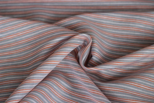 Leinen satin gestreift - gestreift,