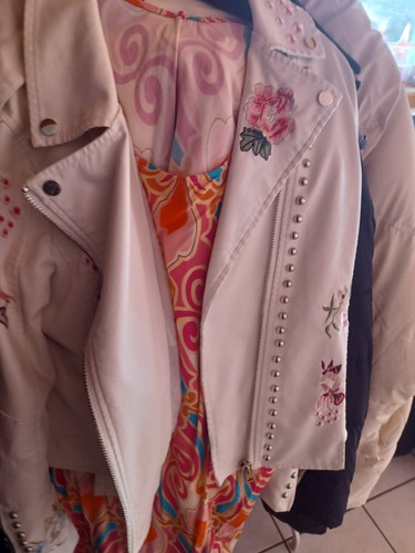 Tredy kunstleder biker jacke - tredy,
