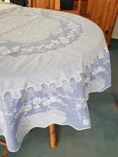 Tischdecke abwaschbar Rund 160 cm Kunststoff 