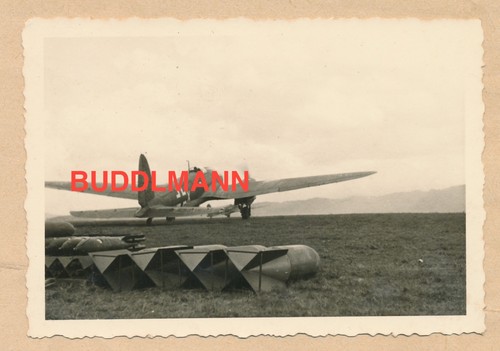 Foto wehrmacht luftwaffe he111 - wehrmacht,