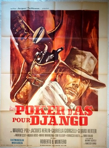 Western kino filmplakat - kino, poker