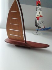 Miniatur Surfboard aus Holz " Vintage"  Hingucker! Andenken für " Surfoldies".