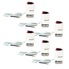 6x Ventilantrieb Stellantrieb 230V stromlos geschlossen M30x1,5 Fußbodenheizung