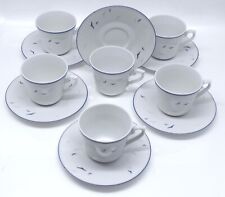 Königl.pr.Tettau Worpswede Rügen 6 Kaffeetassen + Untertassenl Porzellan