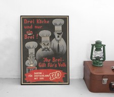 Poster SPD "Drei Köche