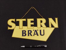 Werbeschild STERN BRÄU - mit Kette - Bier – Brauerei - Sammlungsauflösung
