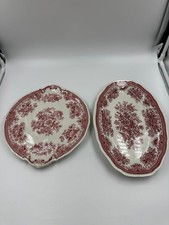 Villeroy & Boch Fasan rot - Tortenplatte und Beilagenplatte