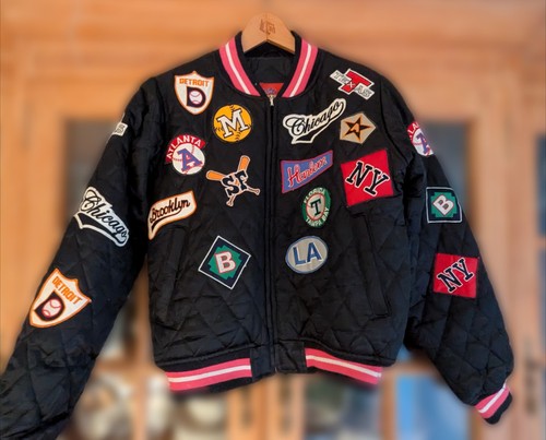 Bomberjacke mit patches 90s - bomberjacke,