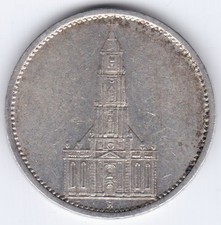 Münze Deutschland Garnisonkirche 5 Reichsmark A 1935 Silber