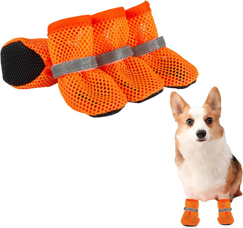 Hundeschuhe 4er set - hundeschuhe, mesh