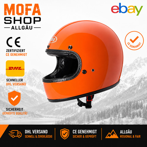 Retro oldtimer integralhelm - retro,