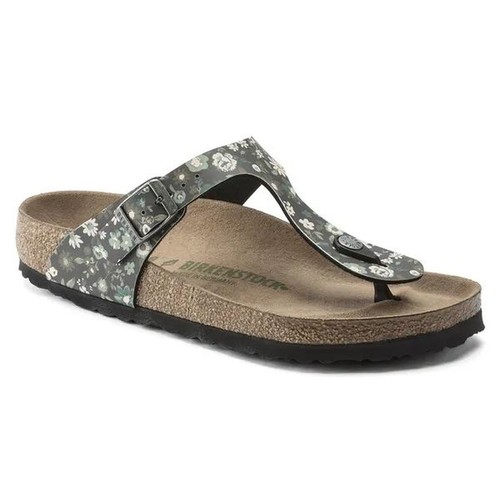Birkenstock gizeh flower dark - gizeh,