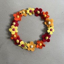 Filzblumenkranz - Filz - Blumen - Kranz - Deko - Kinderzimmer - Livipur - Bio