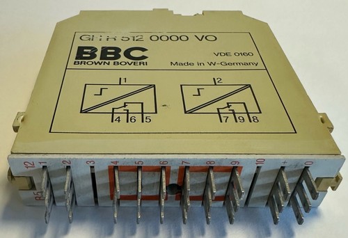 Bbc brown boveri rack module - boveri, /