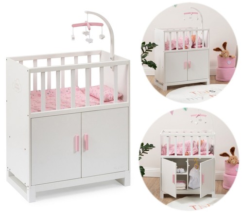 Puppenbett cozy mit - mit, schrank