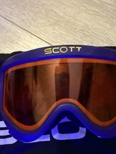 Scott Turbo Flow Skibrille Schneebrille Unisex Orange getönt mit Tasche