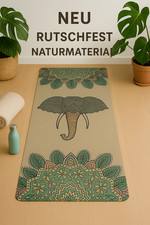 Yogamatte aus Jute & Kautschuk