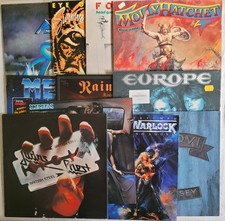 11 x LP Judas Priest Scorpions Warlock Bon Jovi Rainbow Europe Survivor Asia