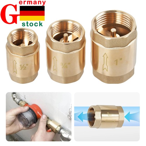Rückschlagventil messing - rückschlagventil, 1/2"
