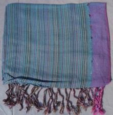 Pashmina Schal Tuch BLAU