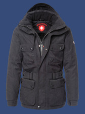 Wellensteyn Herren Winterjacke Motoro dunkelbraun Typ 62 Größe 3XL,  XXXL