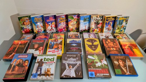Große sammlung vhs dvd - große, /
