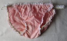 DDR Dessous Slip rosa weiß