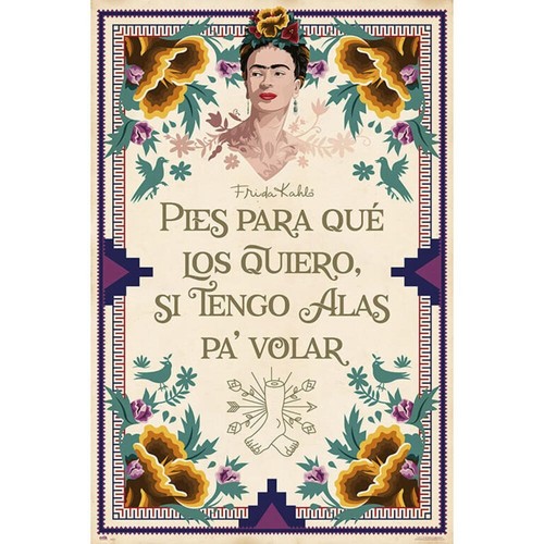 Poster frida kahlo quote - frida,