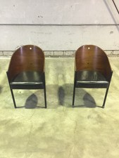 Original Driade Costes Stuhl Philippe Starck 12 STÜCK gebraucht Paar Holz Eisen