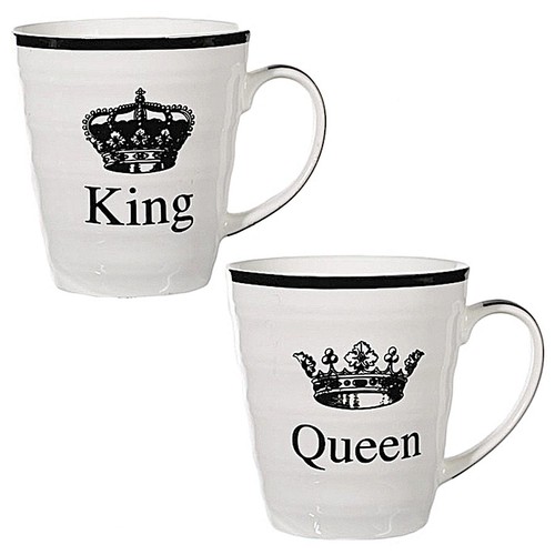 2er set king queen - king, kaffee