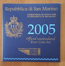 Blisterverpackung San Mariono 2005 "leer"