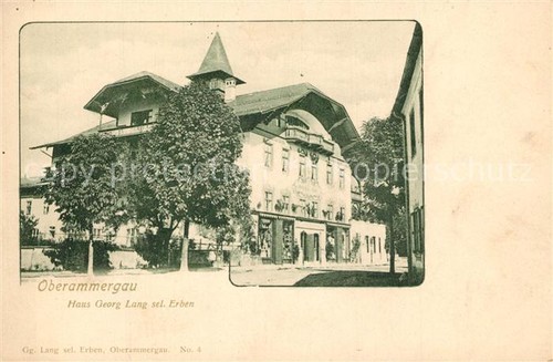 Oberammergau bayern haus georg - haus,