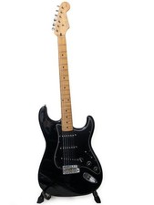 Squier Stratocaster Silver Series Black 90s Japan Vintage High-Grade Maple Neck