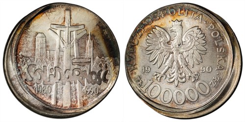 Poland republic mint error - republic,