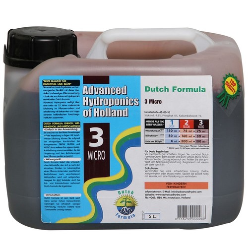 Advanced hydroponics micro - hydroponics,
