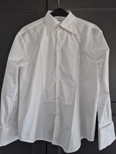 Filippa K Damen Oversize Hemd Bluse Tuxedo Shirt Weiß Gr. 38 M