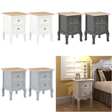 1/2/4x Nachttisch Nachtschrank