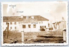 München 1942 - Kaserne Zerstörung nach Fliegerangriff - WK2 Foto 9x6cm