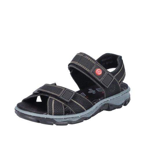 Rieker damen sandale schwarz - rieker,