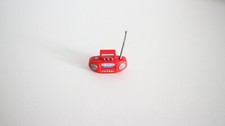 playmobil radio portable red