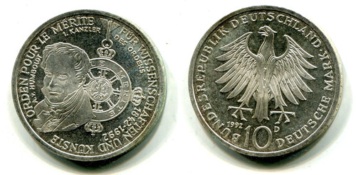 Brd 1992 silber - 1992, "pour