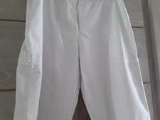 TCM 3/4 Cargo Hose Gr. 34 36 Sport Damen weiß