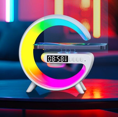 Led wireless charging speaker - led,