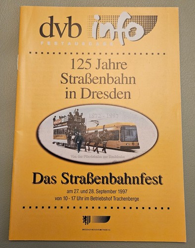 125 jahre straßenbahn dresden - 125,