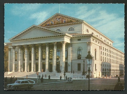 München national theater - ak,