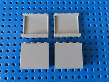 Lego 4 x Panel Wand 60581 1x4x3 seitliche Verstärkung Rand neu hellgrau NEU