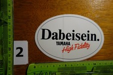 Alter Aufkleber Media Musikinstrument HeimOrgel Klavier YAMAHA High Fidelity