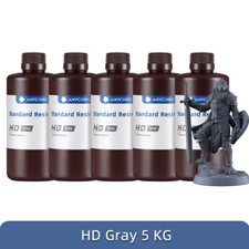 5 Flaschen ANYCUBIC HD Grey UV Resin Standard UV Harz für LCD 3D Drucker M3 MONO