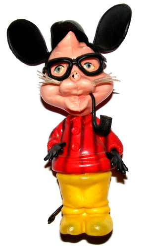 Plastik maus figur - figur, brille