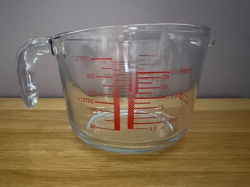 Pyrex glas messkanne liter - pyrex,